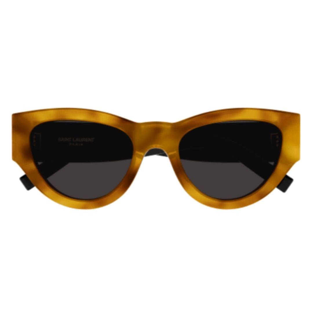 Saint Laurent Gold Sl M94 Tortoiseshell Cat-Eye Sunglasses