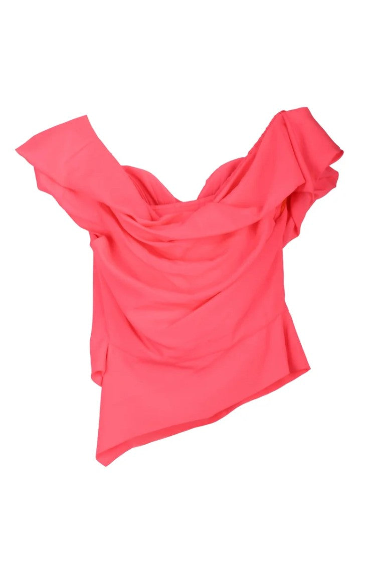 Vivienne Westwood Zip-Front Bustier Top - Rose Shock