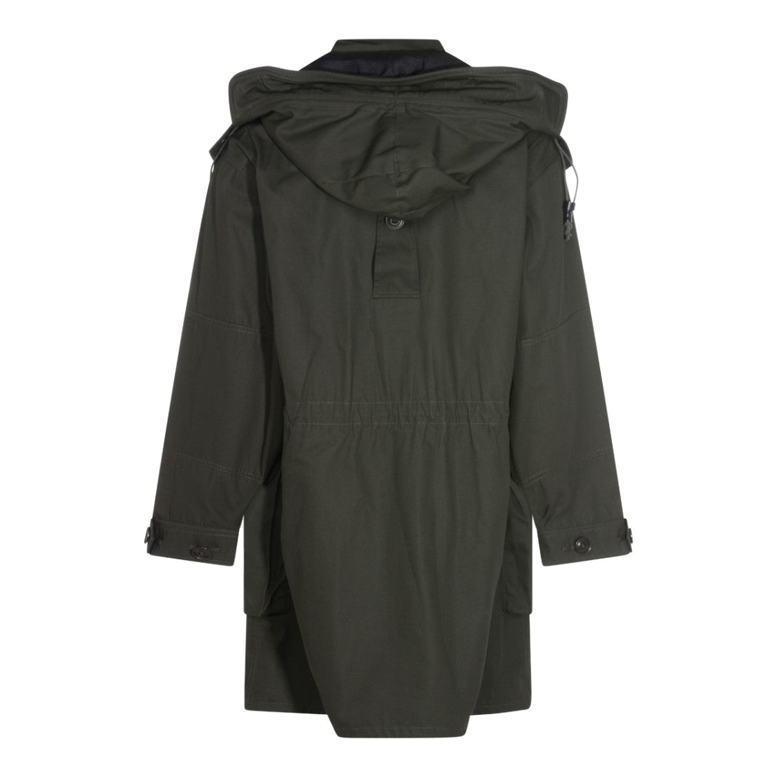 Maison Margiela Dark Green Cotton Coat