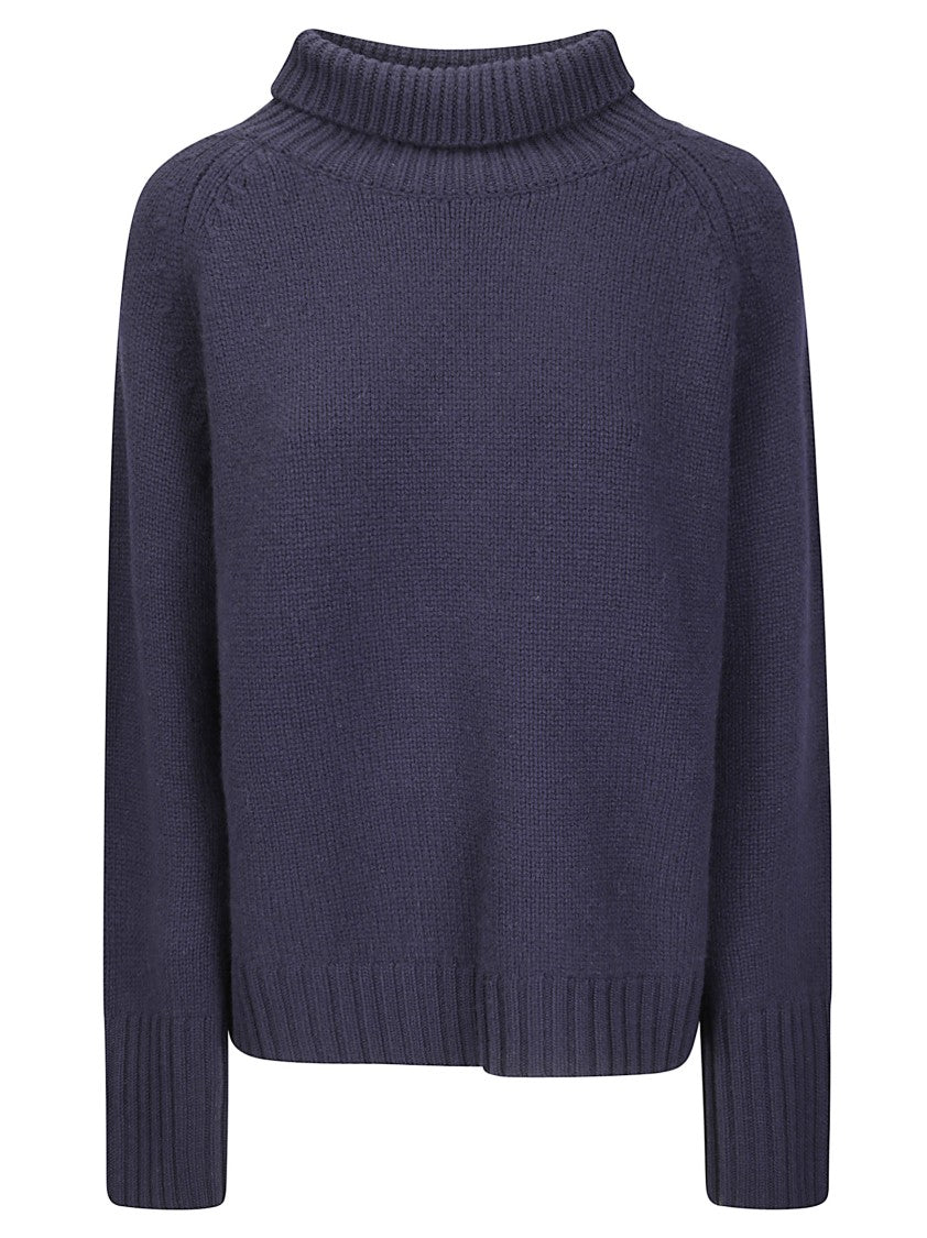 Be You Turtleneck Sweater With Side Slits And Short Fit