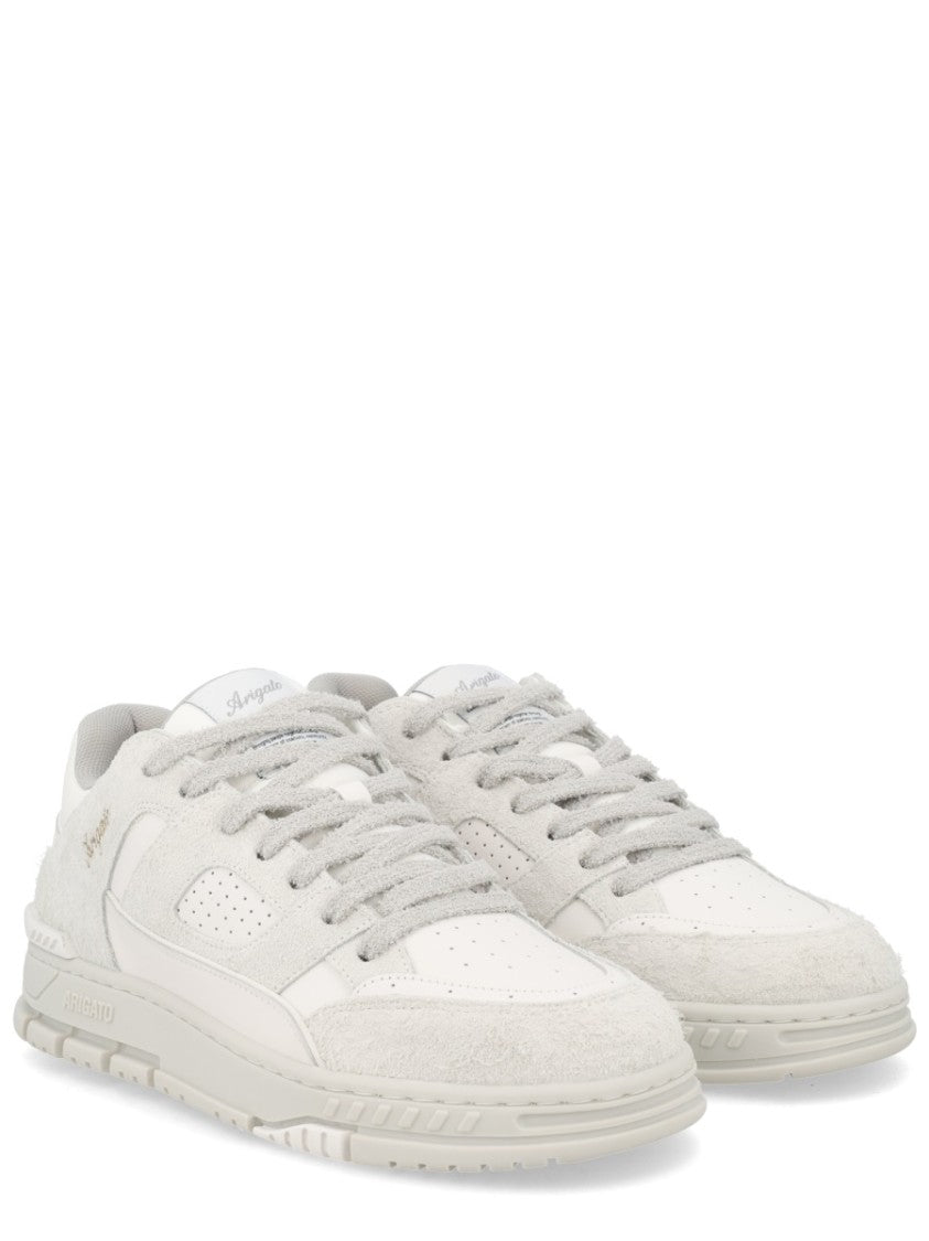 Axel Arigato Blue Area Lo Leather Suede Sneakers