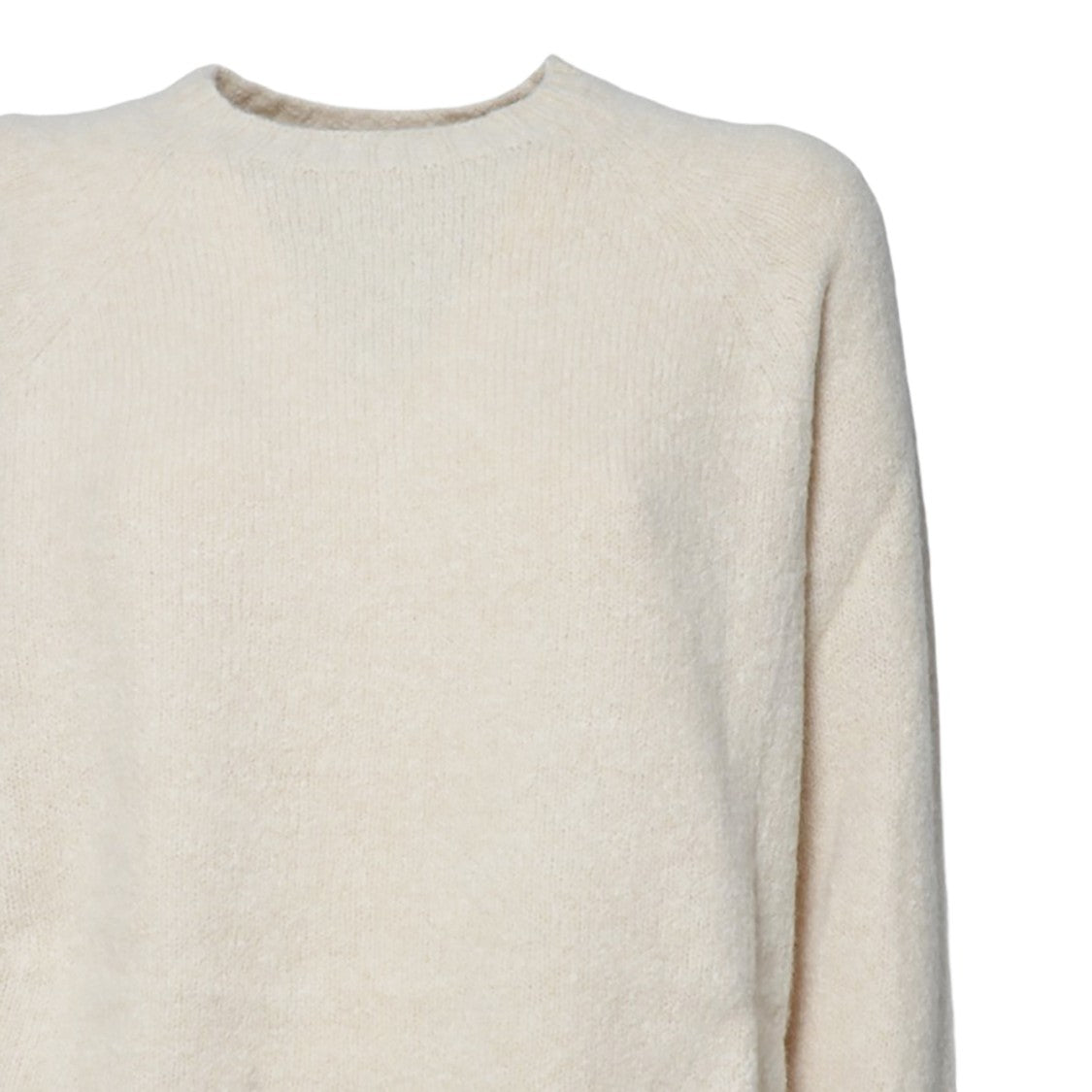 Max Mara Fluffy Knit Sweater With Classic Round Neckline