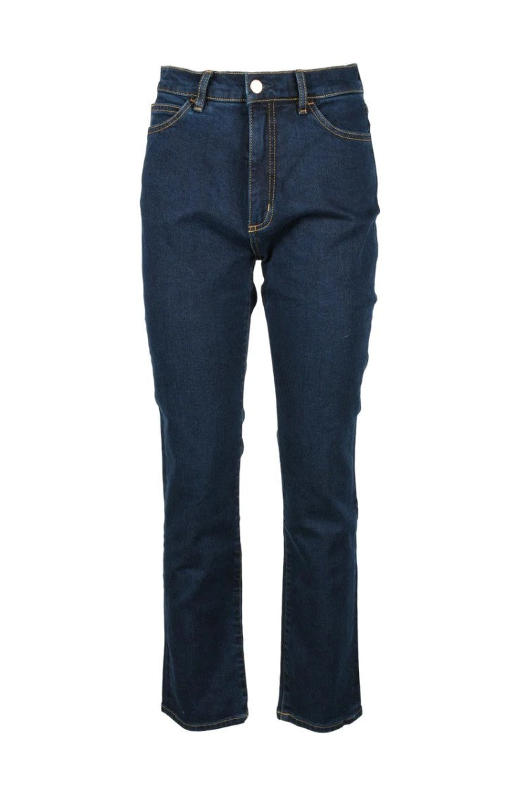 2 Amies... Blue Flared Cotton-Blend Jeans