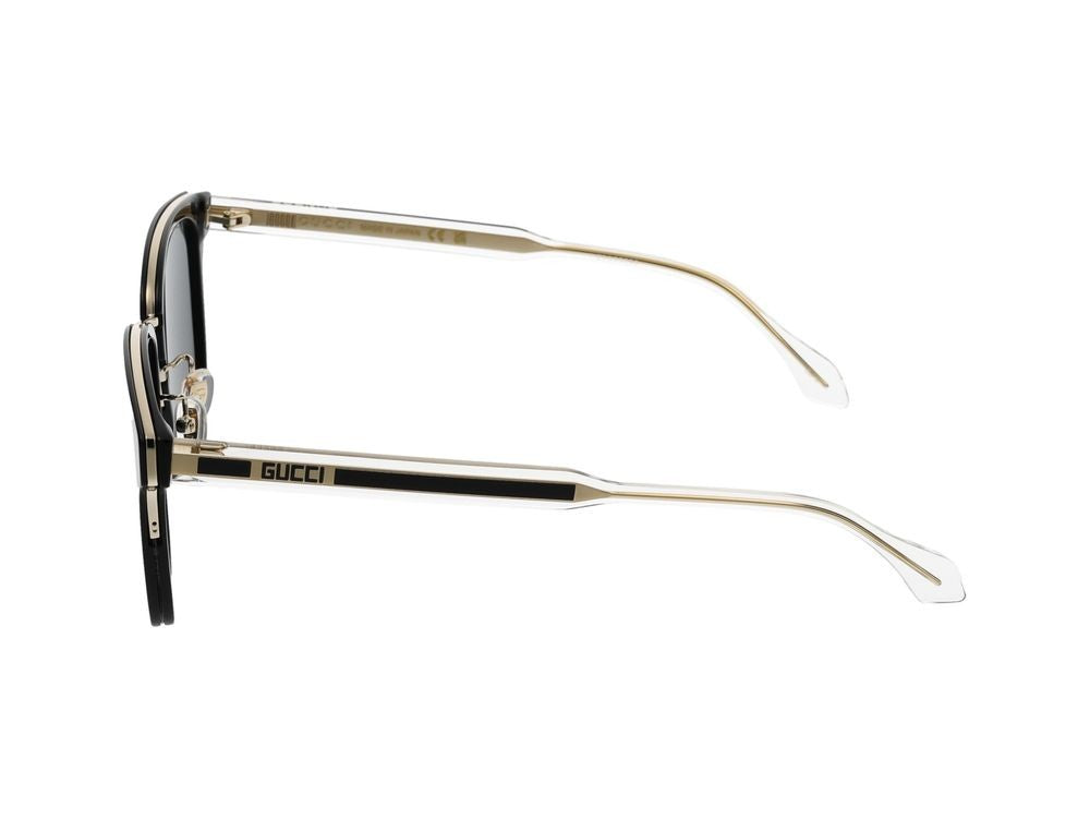 Gucci Sunglasses Gucci Gg0563skn 001 Black Crystal Grey 55/21/150