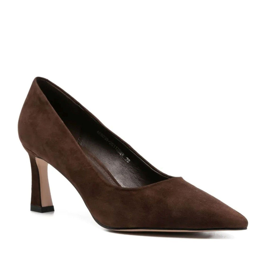 Adrianna Feretti Brown Mid-Height Pointed Toe Suede Pumps