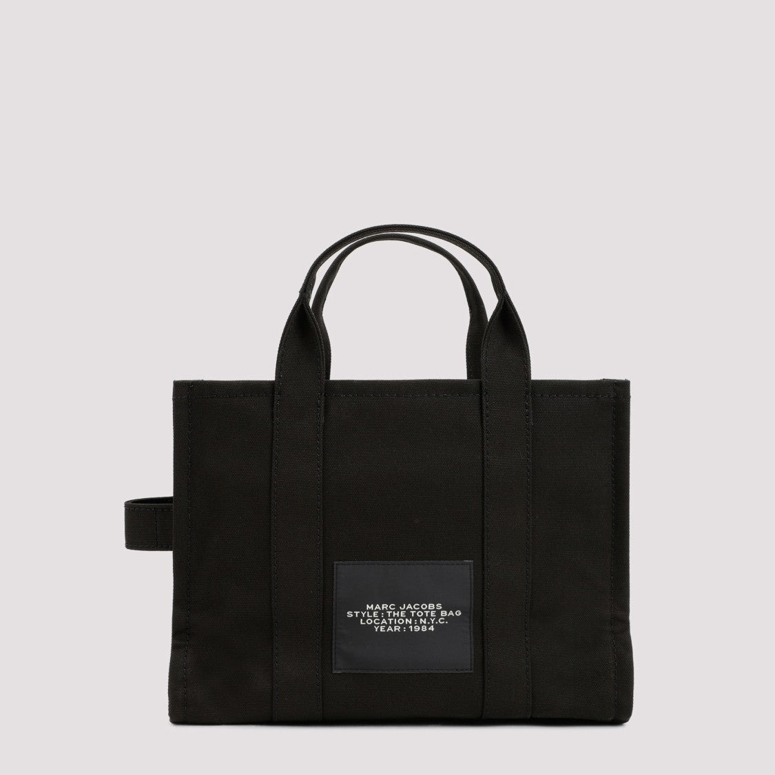 Marc Jacobs Black Cotton The Small Tote Bag