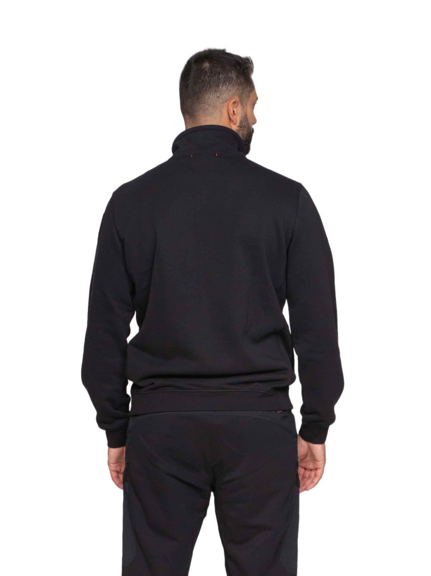 Pjs Parajumpers Fitted High Collar Jacket With Contrasting Panels