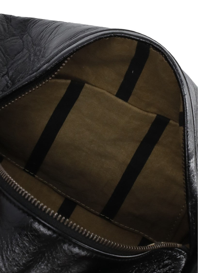 Uma Wang Leather Shoulder Bag