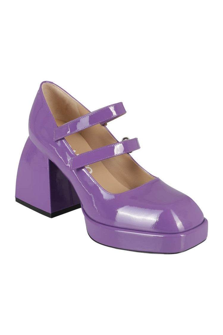 Nodaleto Bulla Babies Lilac Patent Leather Sandals