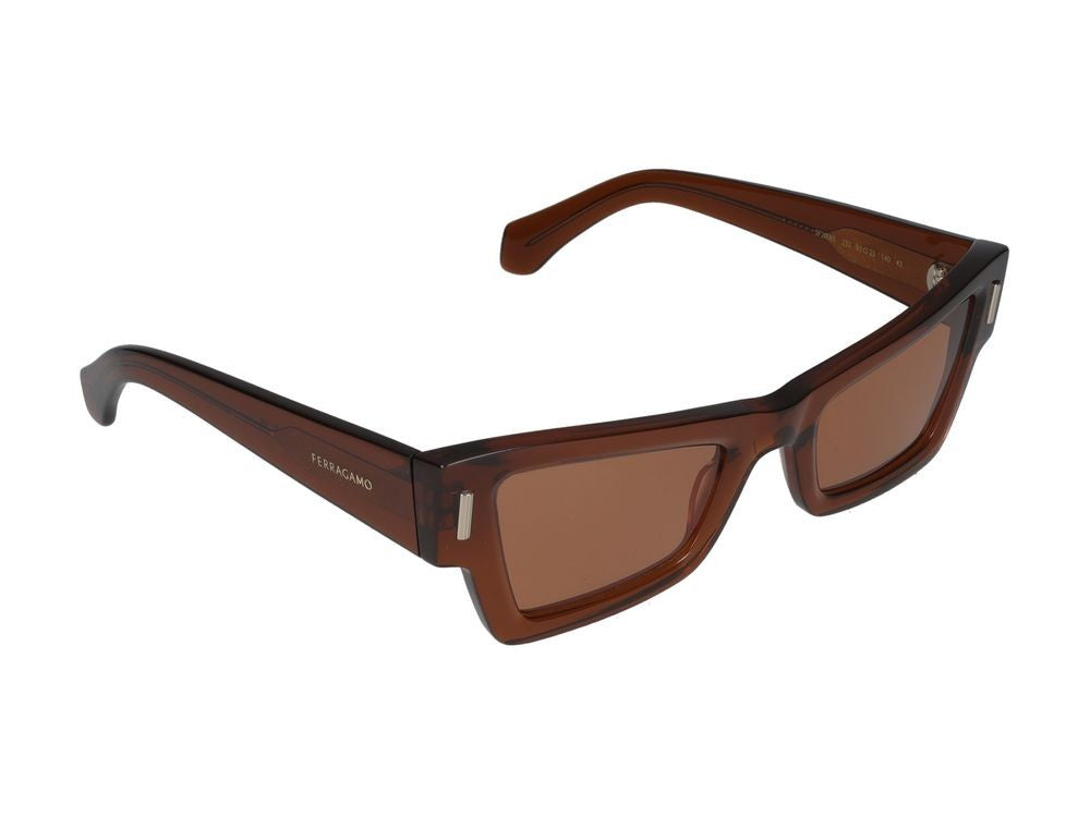 Salvatore Ferragamo Sunglasses Salvatore Ferragamo Sf2006s 232 Transparent Brown 53/23/140