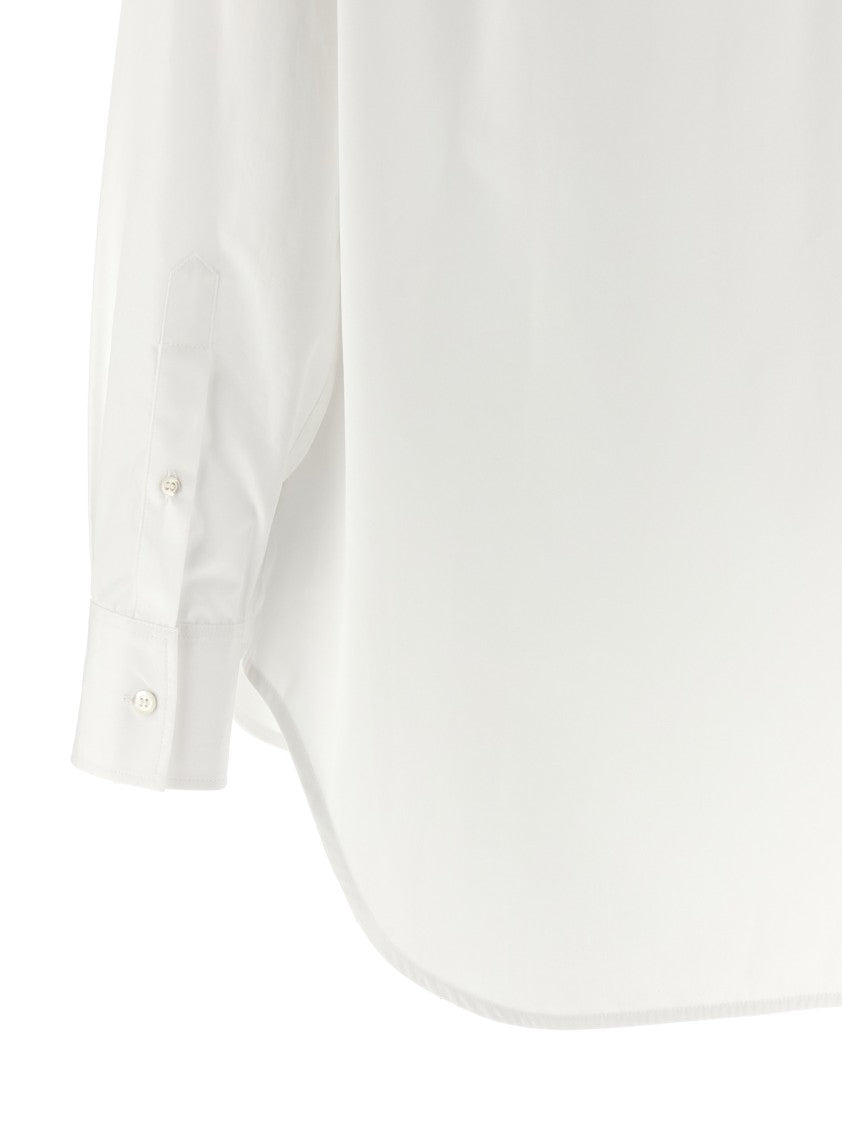 Maison Margiela Cotton Poplin Shirt With Front Button Closure