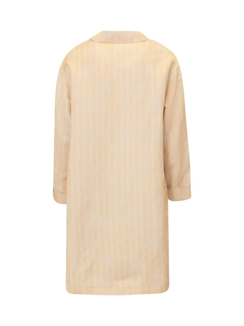 The One Antique Pink Viscose Paul Dust Coat