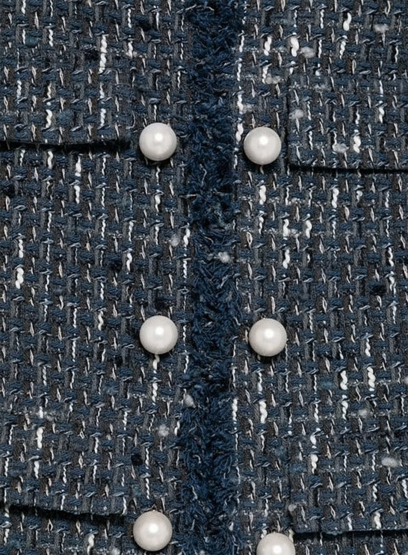 Liu Jo Textured Deep Blue Jacket