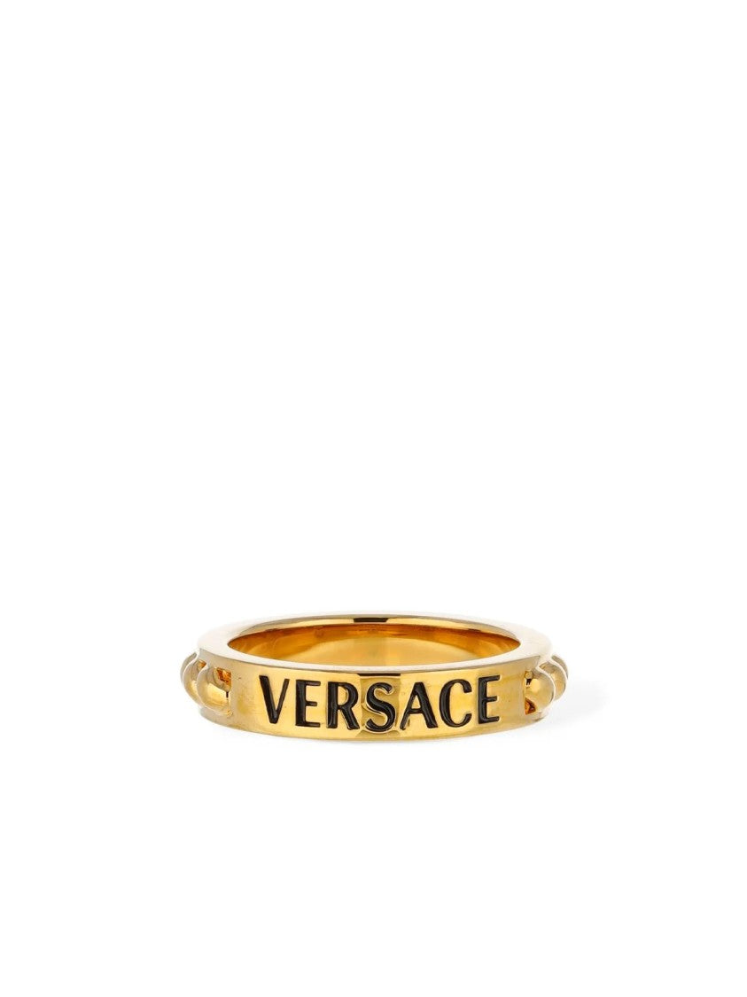 Versace Logo Metal Ring
