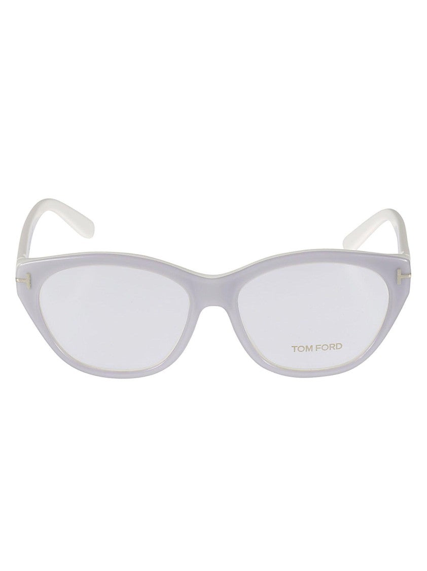 Tom Ford Ft4270 57020 Translucent Cat-Eye Eyeglasses