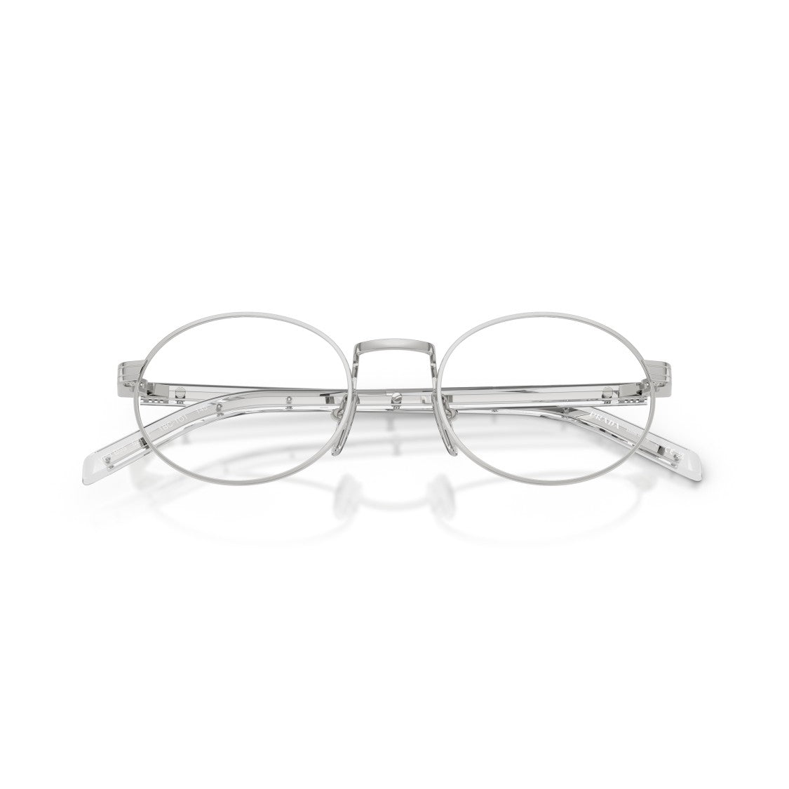 Prada 0Pr B55v Round Metal Frame Eyeglasses