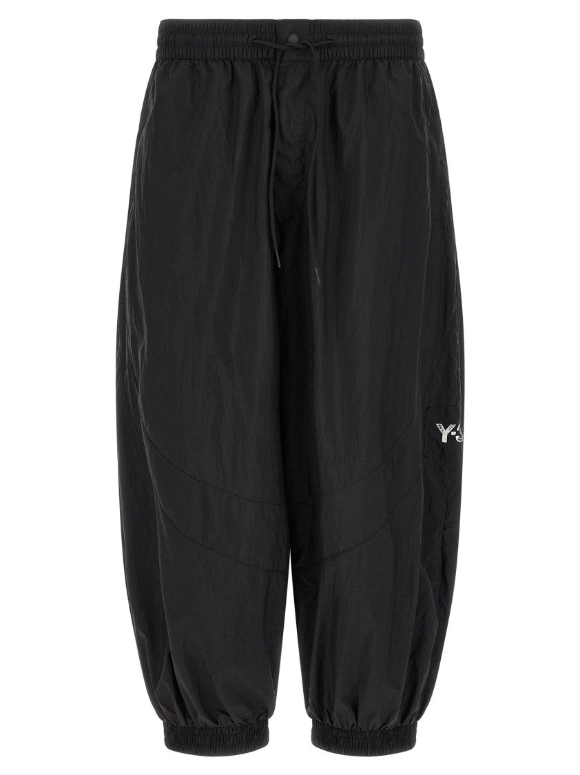 Y-3 Rough-Edged Breathable Joggers With Drawstring Waistband