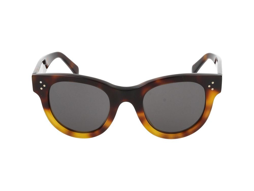 Celine Tortoiseshell Cl4003in Oversized Round Sunglasses