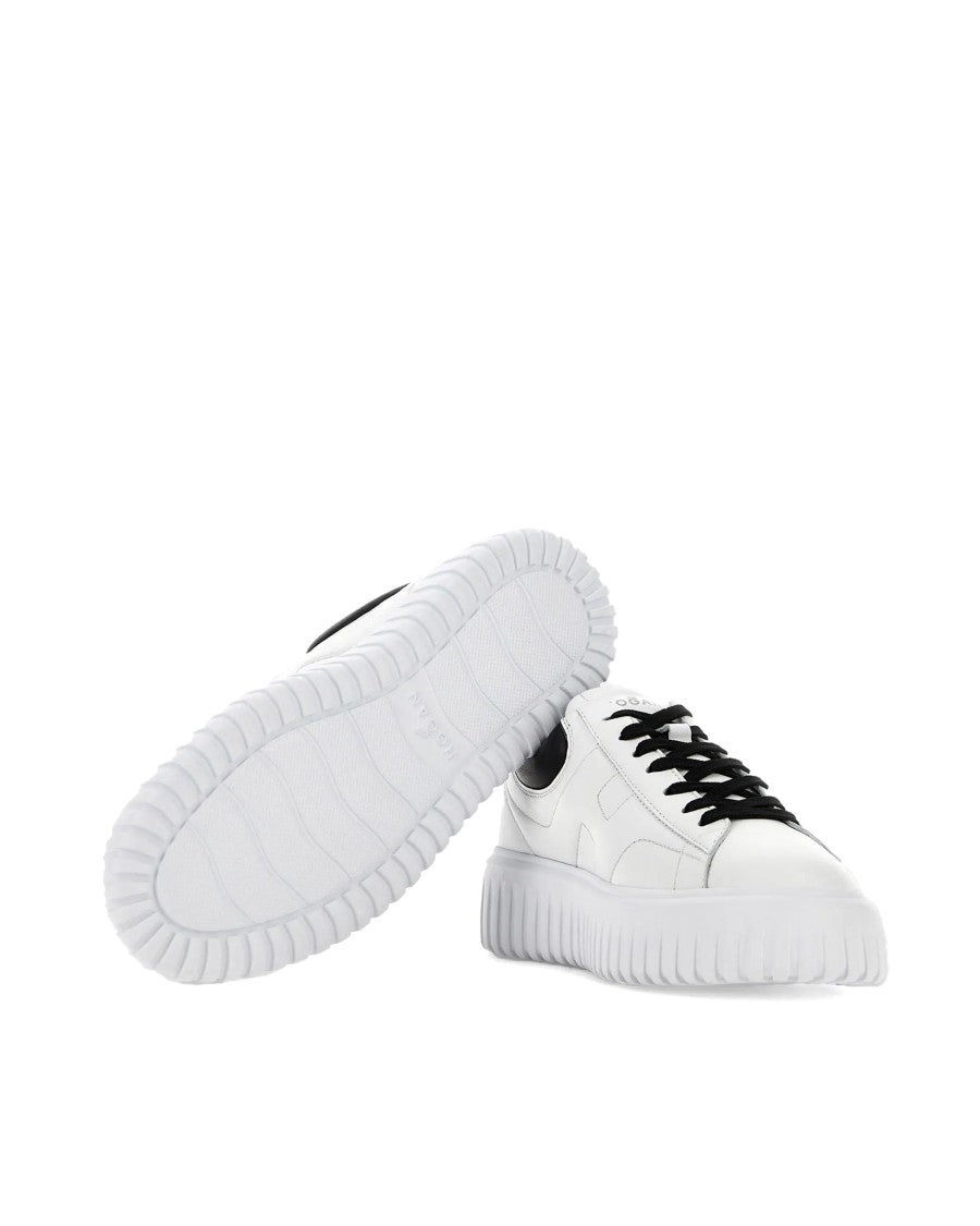 Hogan H-Stripes White/Black Sneakers