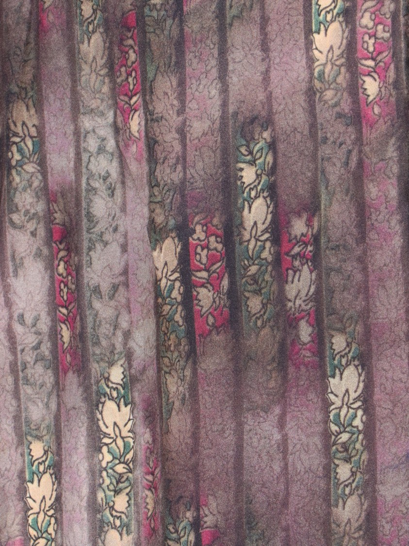 Y/Project Floral Motif Shirt In Brown Viscose