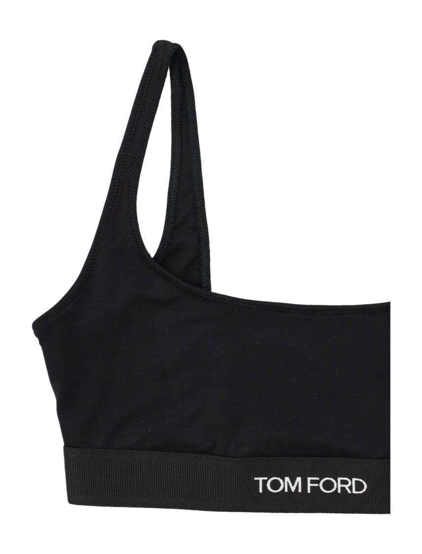 Tom Ford Modal Elasticized Logo Bralette