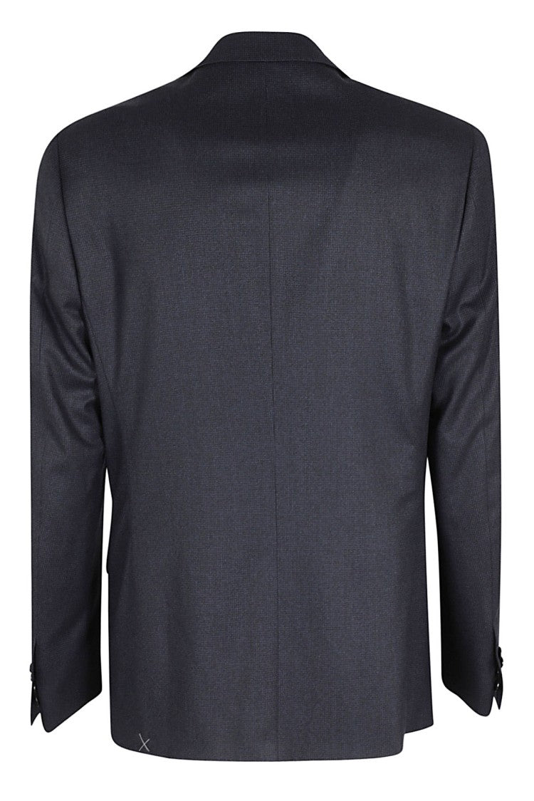 Corneliani Lana Houndstooth Tailored Suit