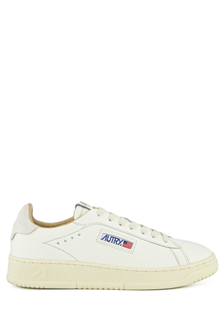 Autry Dallas Canvas Low-Top Sneakers - White