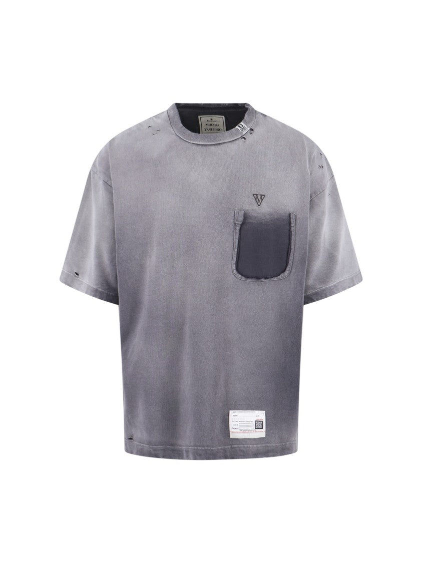 Maison Mihara Yasuhiro Logo T-Shirt – Grey