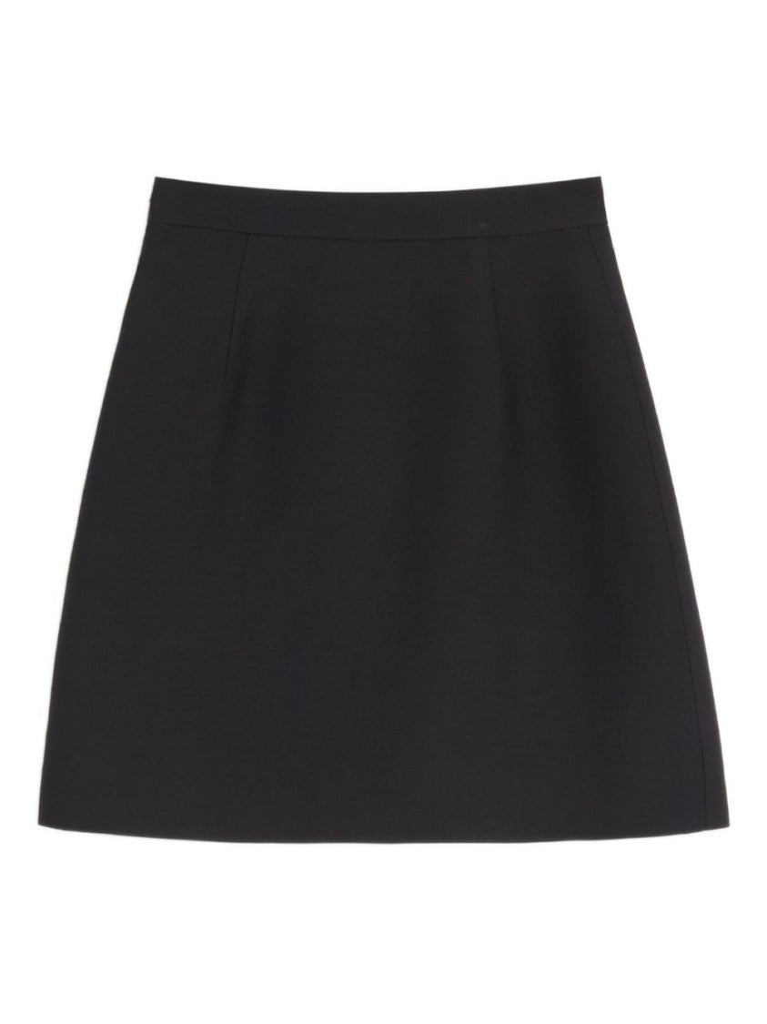 Valentino Garavani Mini Skirt With Gold-Tone Accent