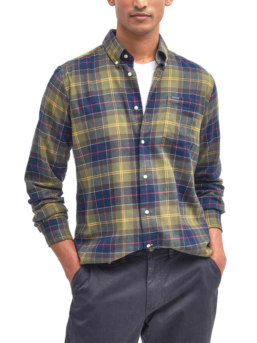 Barbour Button-Down Plaid Casual Shirt