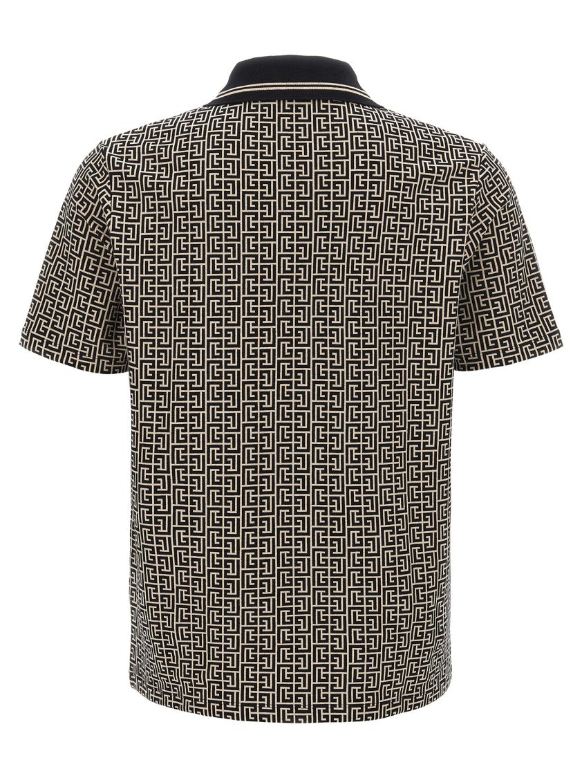 Balmain 'Pb' Polo Shirt