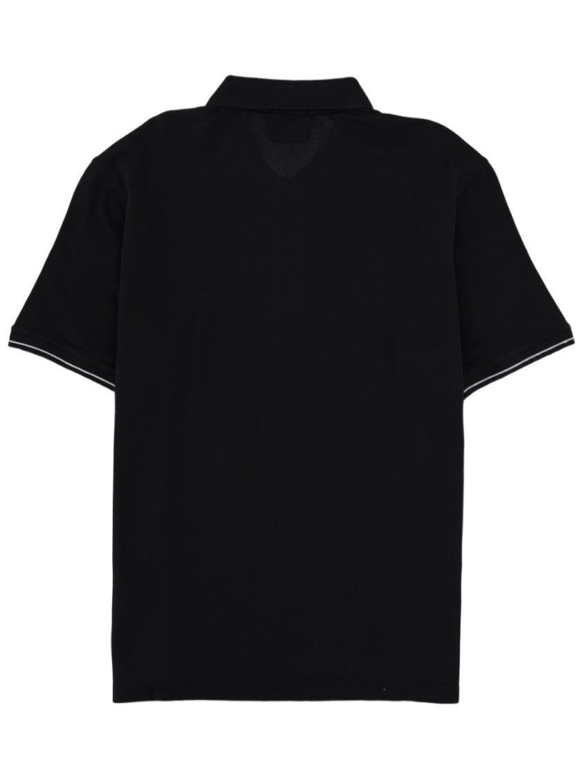 C.P. Company Polo Col Logo Cotton-Blend Shirt
