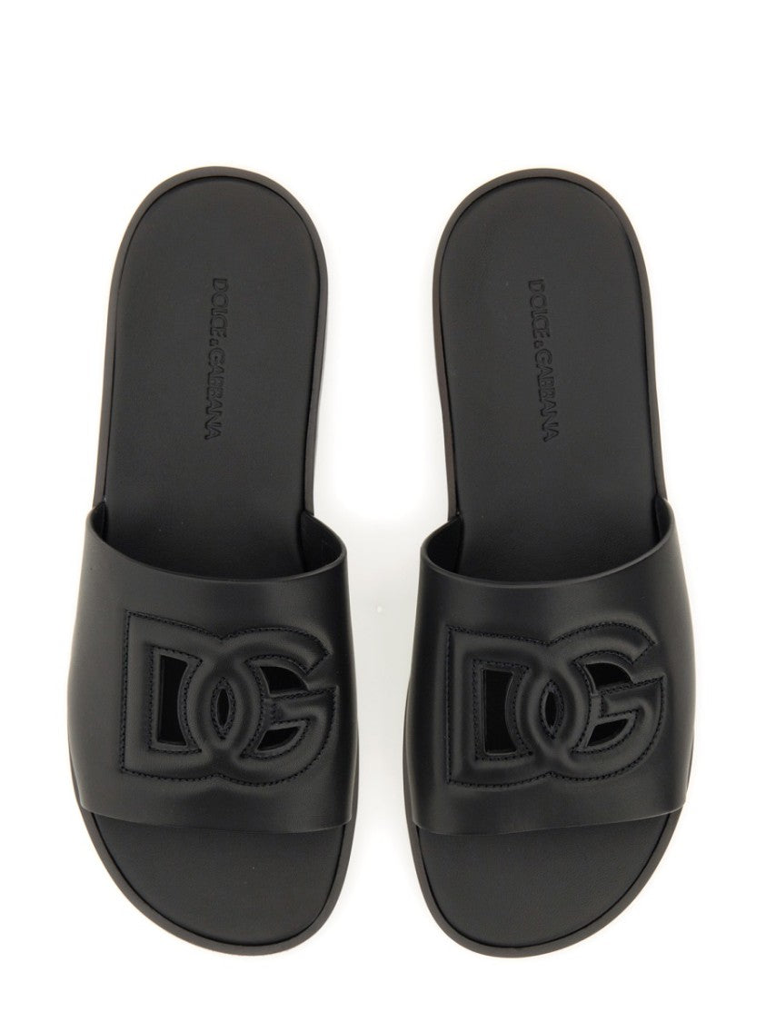 Dolce & Gabbana Sandal With Logo