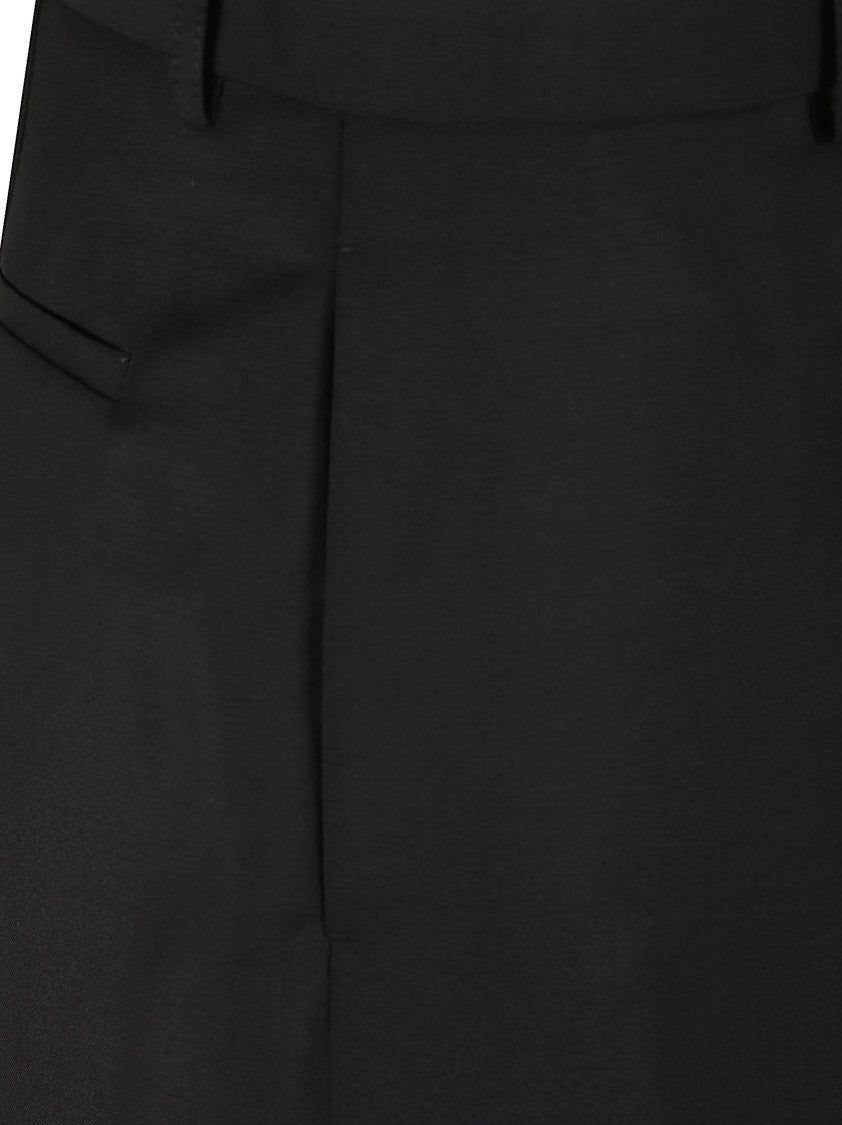 Jil Sander Straight-Leg Trousers With Concealed Fastening And Polished Finish