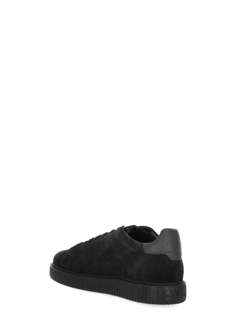 Hogan Blue Suede Low-Top Sneakers
