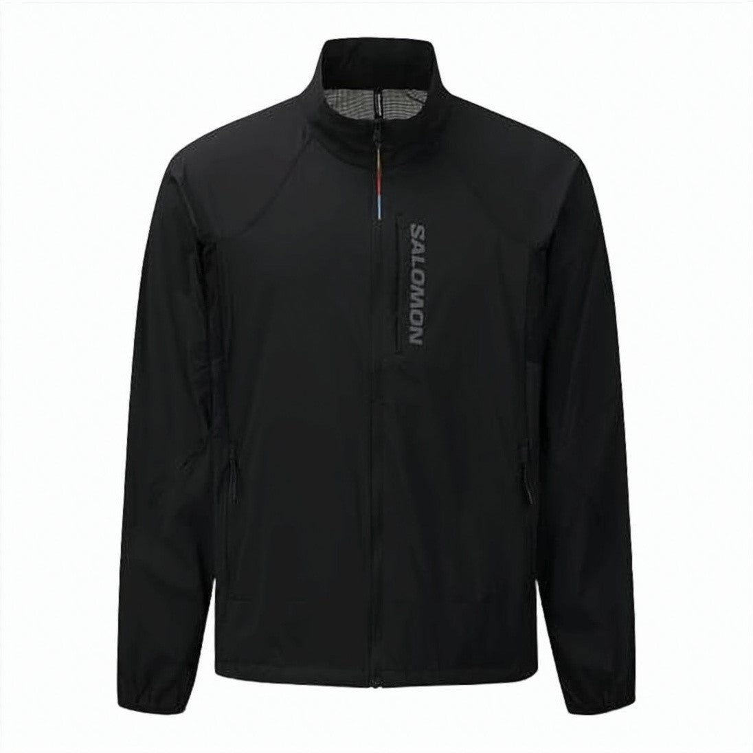 Salomon Hybrid Jacket With Stand-Up Collar And Zippered Pockets