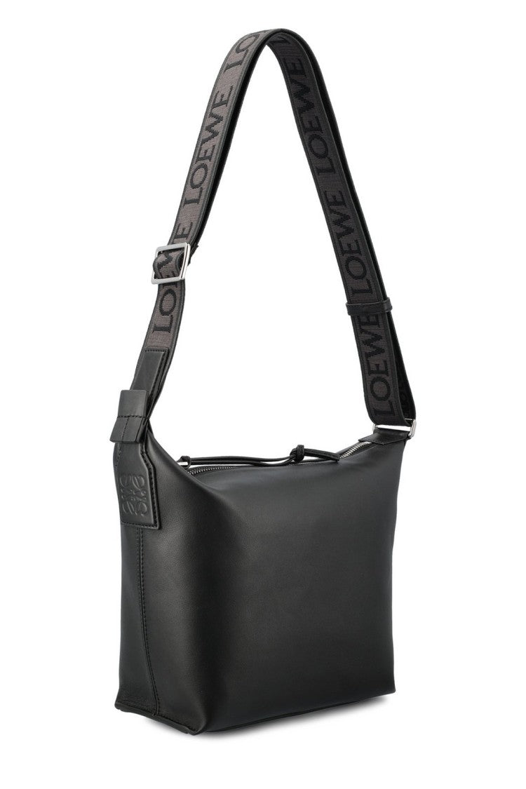 Loewe Minimalist Black Calf Leather Shoulder Bag