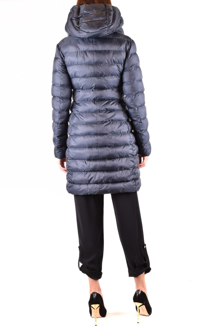 Geospirit Quilted Blue Geospirit Jacket With Hood