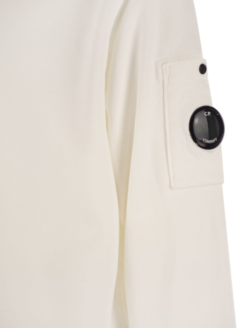 C.P. Company Resist Dyed Cotton Sweatshirt With Lens Pocket