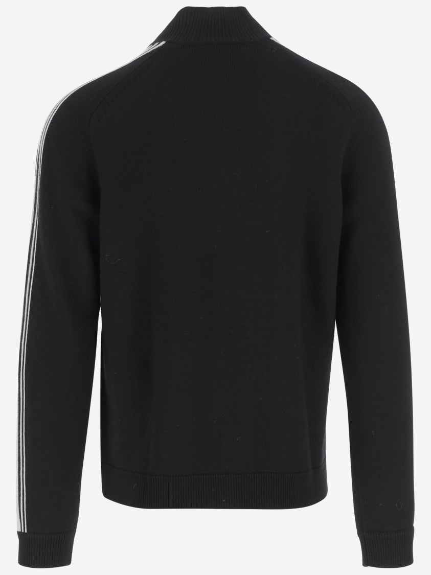 Casablanca High Neck Merino Wool Sweatshirt