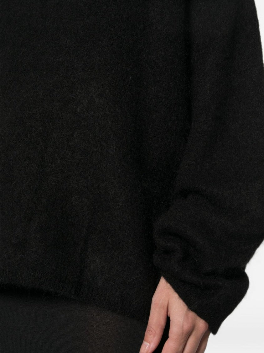 The Frankie Shop Relaxed Oversized Voluminous-Sleeve Knit Sweater