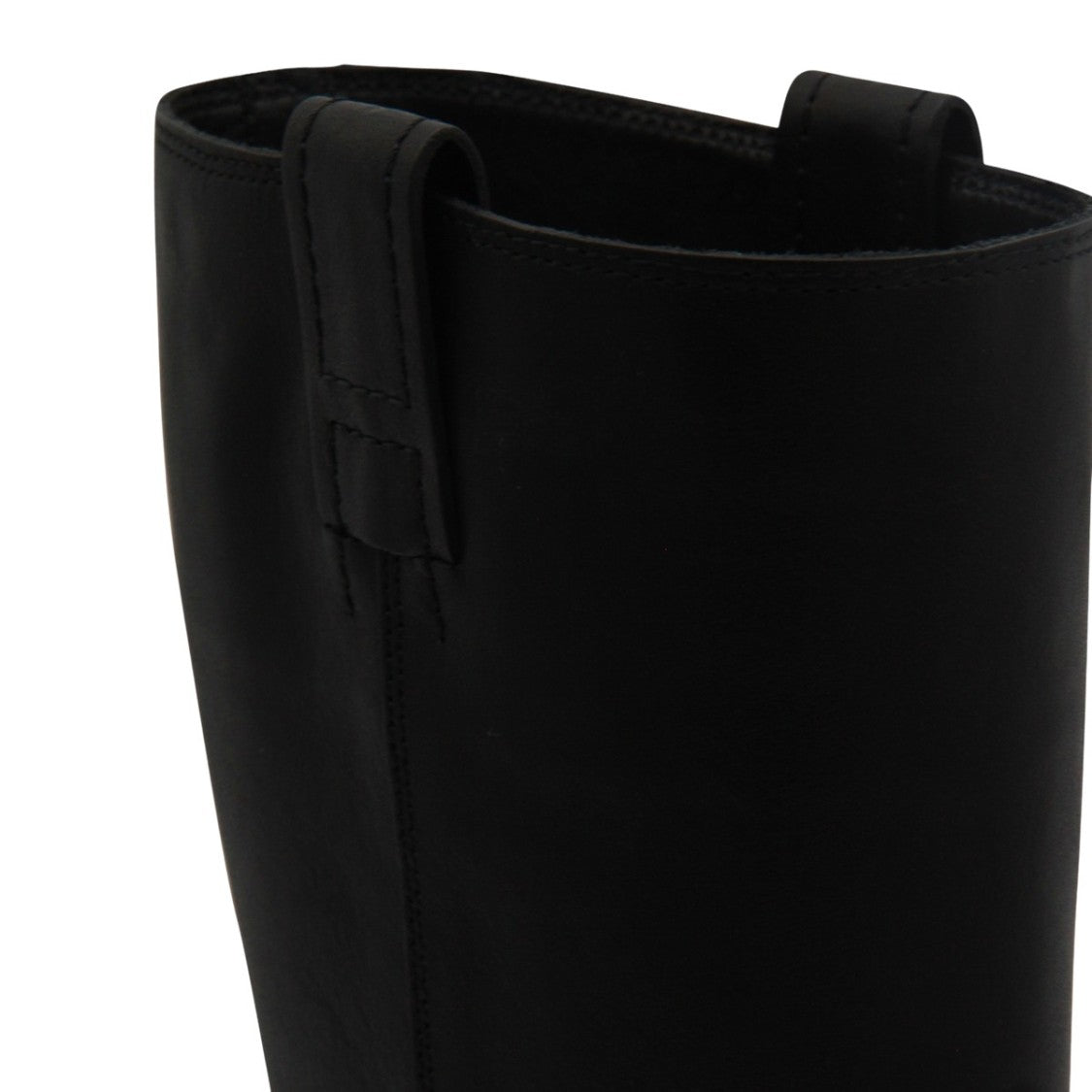 Hogan Tall Black Boots With Smooth Finish