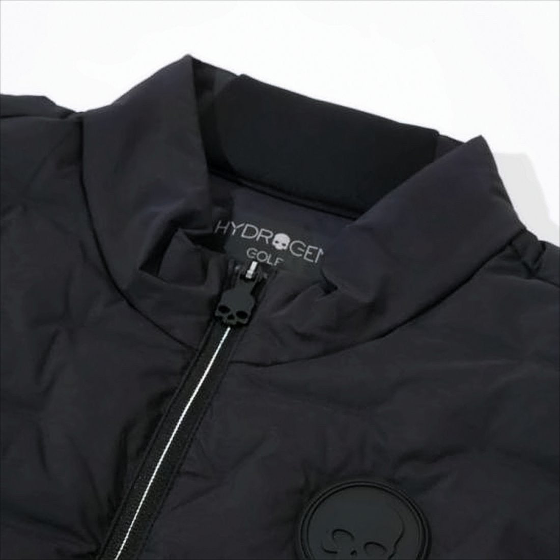 Hydrogen Quilted Sleeveless Vest With Geometric Pattern