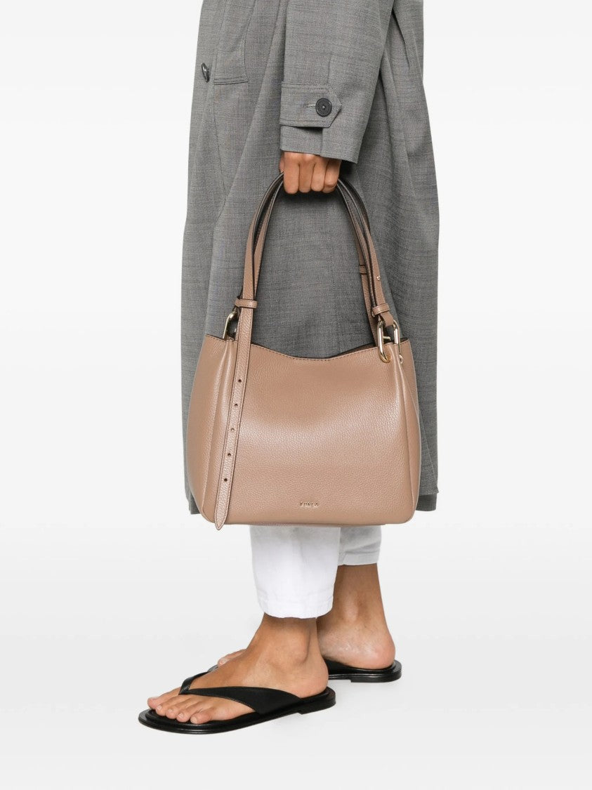 Furla Pebbled Leather Nuvola M Tote Bag