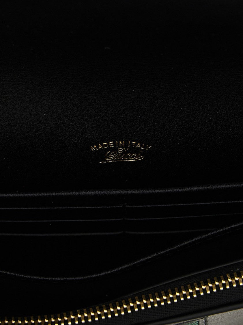 Gucci ' Horsebit Web' Wallet On Chain