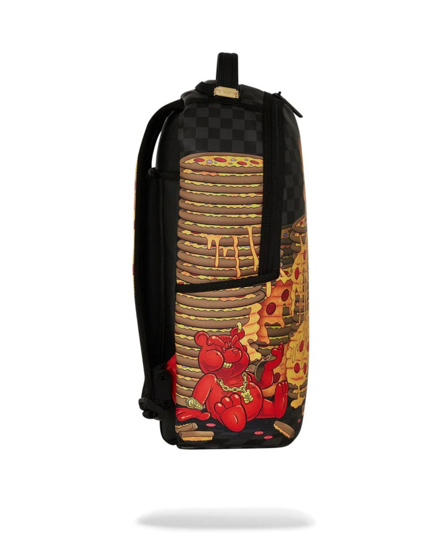 Sprayground Backpack With Playful Cartoon Cat