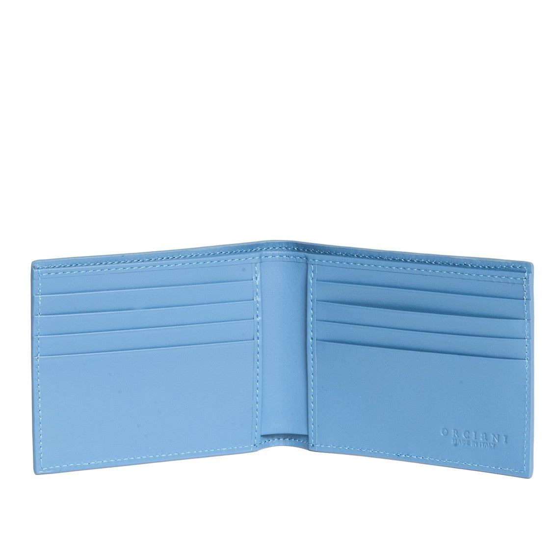 Orciani Micron Two-Tone Leather Wallet
