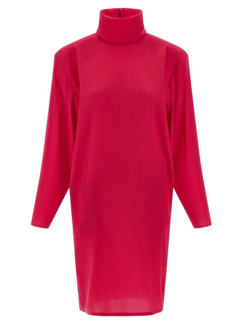 Saint Laurent Structured Shoulder Dress