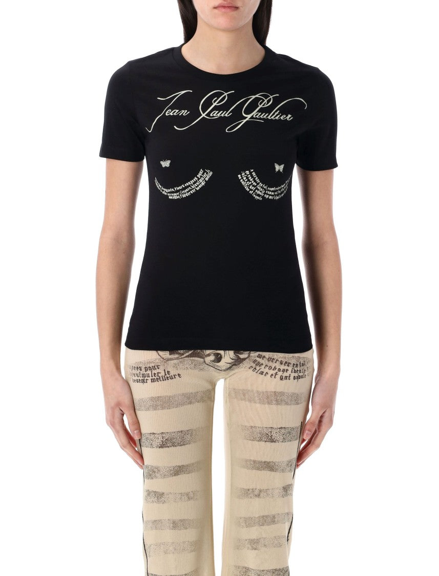 Jean Paul Gaultier Graphic Print Cotton Blend T-Shirt