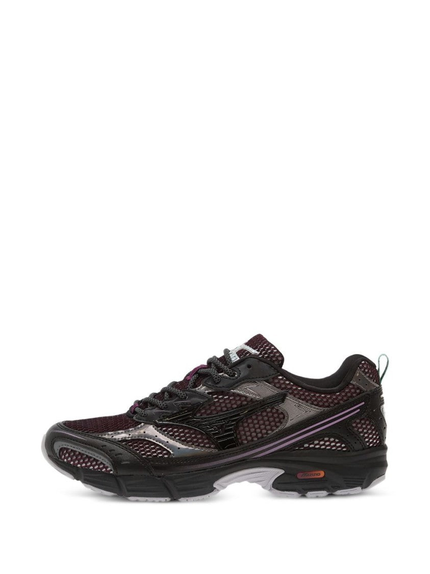 Mizuno Black Sneakers With Dark Purple Mesh